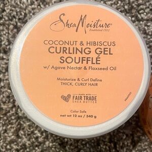 Shea Moisture Coconut & Hibiscus Curling Gel Soufflé - Orange